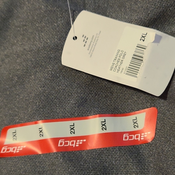 Men's bcg Grey Polo Size 2XL - Picture 4 of 4